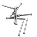 Mechanical galvanized round head smooth handle common iron nail BWG15X1” 1.8X25.4MM