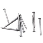 Mechanical galvanized round head smooth handle common iron nail BWG15X1” 1.8X25.4MM