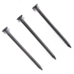 Polished round head smooth handle common iron nail BWG12X2” 2.8×50.8MM