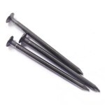 Polished round head smooth handle common iron nail BWG12X2” 2.8×50.8MM