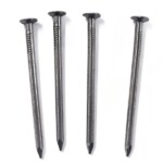 Polished round head smooth handle common iron nail BWG12X2” 2.8×50.8MM