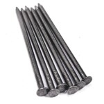 Polished round head smooth handle common iron nail BWG9X3” 3.76×76.2MM