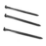 Polished round head smooth handle common iron nail BWG9X3” 3.76×76.2MM