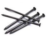 Polished round head smooth handle common iron nail BWG9X3” 3.76×76.2MM