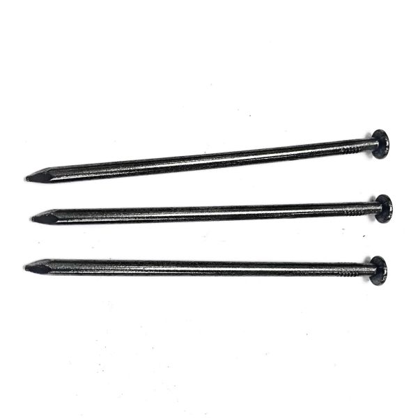 Polished round head smooth handle common iron nail BWG8X3” 4.2×101.6MM