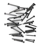 Polished round head smooth handle common iron nail BWG19X5/8” 1.05X16MM