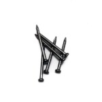 Polished round head smooth handle common iron nail BWG19X5/8” 1.05X16MM