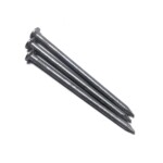 Mechanical galvanized round head smooth handle common iron nail BWG9X3” 3.76X76.2MM