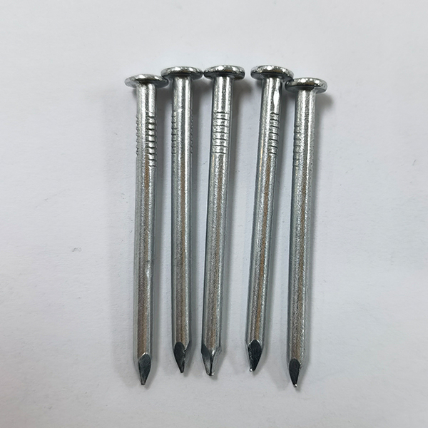 Galvanized round head smooth shank concrete nail Cement nail Steel nail  3.0×50.8MM