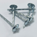 Galvanized twisted shank umbrella head roofing nails BWG9x2-1/2” 3.76X63MM