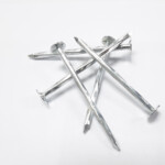 Galvanized large flat head, twisted shank, diamond point iron clout nail BWG11X2-1/2” 3.05X63.1MM