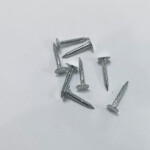 Galvanized large flat head, smooth shank, diamond point iron clout nail BWG10X1” 3.4X25.4MM