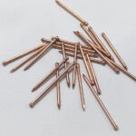 Electroplated copper Brad head smooth shank headless iron nail furniture nails BWG15X1-1/4” 1.8x32MM