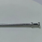 Electric galvanized round head smooth shank double-headed nails 10D 3.76X70MM