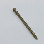 Electric galvanized round head smooth shank double-headed nails 16D 4.11X76.2MM