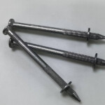 Mechanical galvanized steel shooting nails（5.0X80MM）