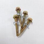 Galvanized Hexagonal self-drilling screws with washer 4.8x40MM  #10