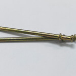 Electric galvanized round head smooth shank double-headed nails 16D 4.11X76.2MM