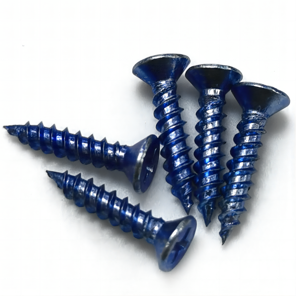 Galvanized  Blue zinc plating Countersunk head Chipboard screw  Fiberboard screw M4X19MM