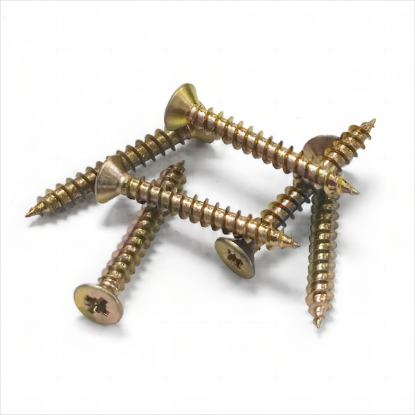Galvanized Colored zinc plating Countersunk head  Chipboard screw  Fiberboard screw M3.2X25MM