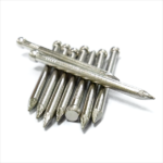 Electroplated nickel Brad head smooth shank headless iron nail furniture nails BWG11X1-3/4” 3.05x45MM