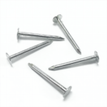Galvanized large flat head, smooth shank, diamond point iron clout nails BWG11X1-1/2” 3.0X38MM