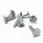 Galvanized large flat head, smooth shank, diamond point iron clout nails BWG11X3/4” 3.0X19MM