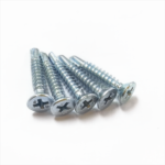 Galvanized White zinc plating Countersunk head With Anti-slip gear Self-drilling Chipboard screw  Fiberboard screw M4.2X25MM
