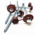 Galvanized screw roofing nails with Plastic cap 4.8x90mm