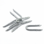 Galvanized barbed U Type nails  Fence staples(BWG9 x2”  3.76X50MM)