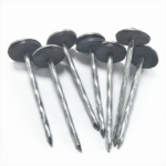 Galvanized twisted shank umbrella roofing nails with EPDM washer 3.4x70mm