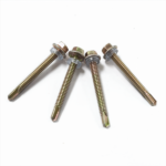 Galvanized Hexagonal self-drilling screws with washer 5.5x50MM  #12X2″