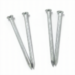 Galvanized round head fluted shank concrete nails  cement nails steel nails 4.2x75MM 3″