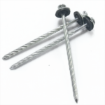 Galvanized screw roofing nails with umbrella washer 4x115mm